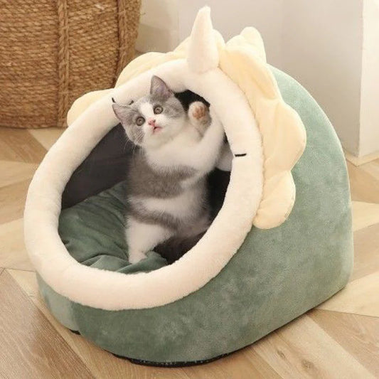 Cat Villa Semi-enclosed Removable And Washable Cat House