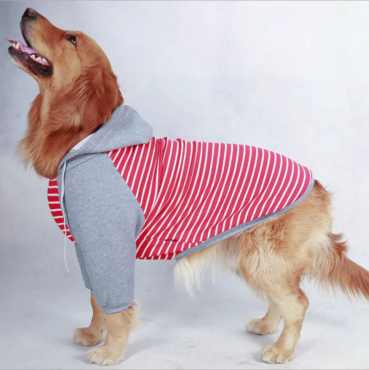 Cotton Pet Hoodie for Large Dogs in Autumn/Winter