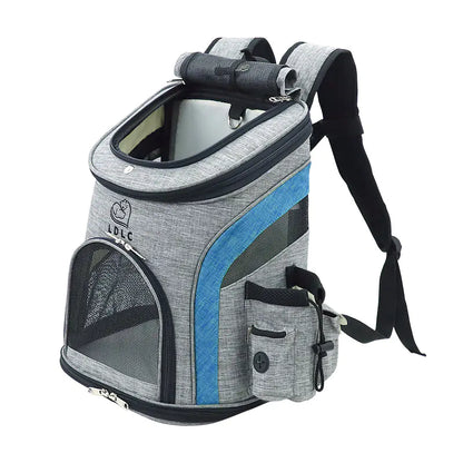 Portable Oxford Cloth Pet Backpack for Cats and Dogs