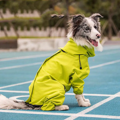 Waterproof Reflective Raincoat for Large Dogs and Pets