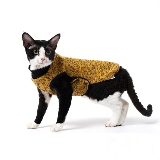 SNIXFever Yellow Fleece Coat