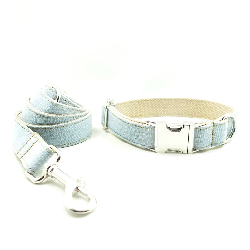 Blue Denim Leash for Pet Dogs