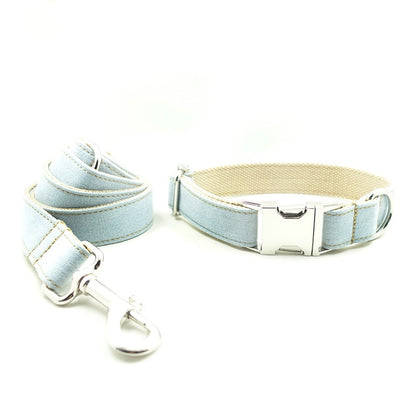 Blue Denim Leash for Pet Dogs
