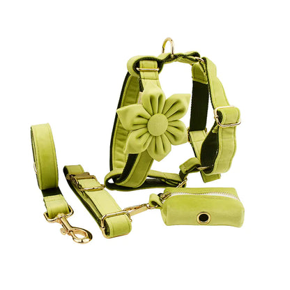 Velvet Fabric Dog Collar for Pets