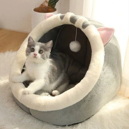 Cat Villa Semi-enclosed Removable And Washable Cat House