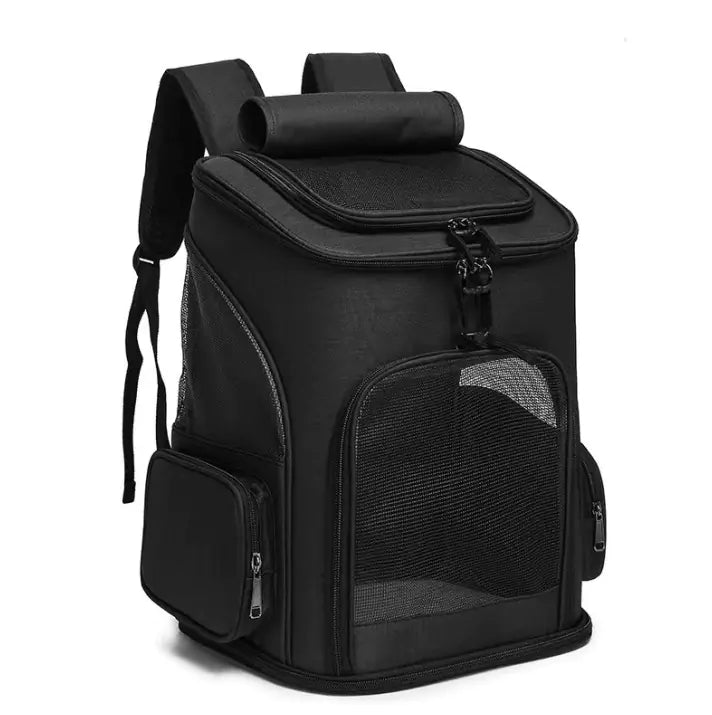 Portable Expandable Pet Backpack for Cats and Small Dogs