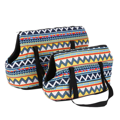 Vintage Pet Carrier Shoulder Bag for Cats and Dogs