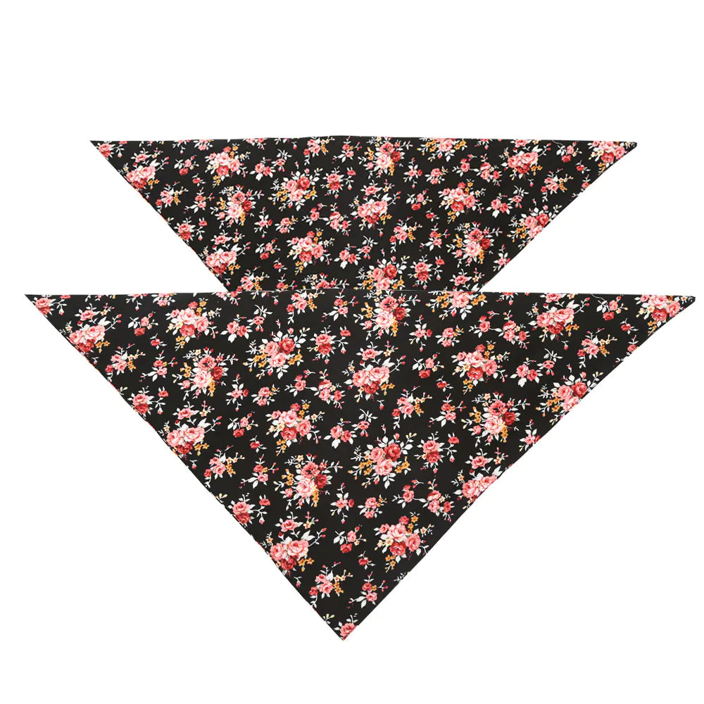 Fashion Flower Pet Triangle Scarf for Dogs