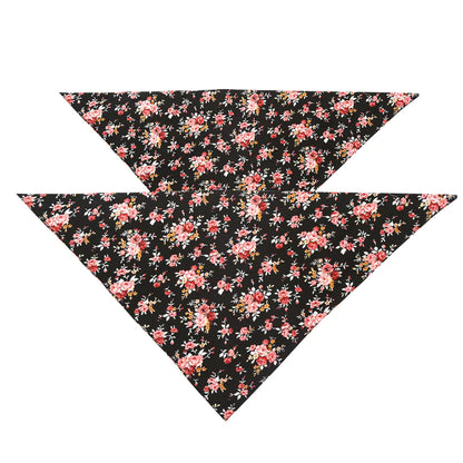 Fashion Flower Pet Triangle Scarf for Dogs