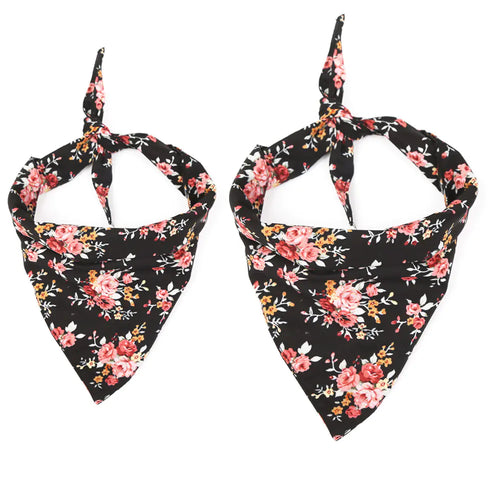 Fashion Flower Pet Triangle Scarf for Dogs