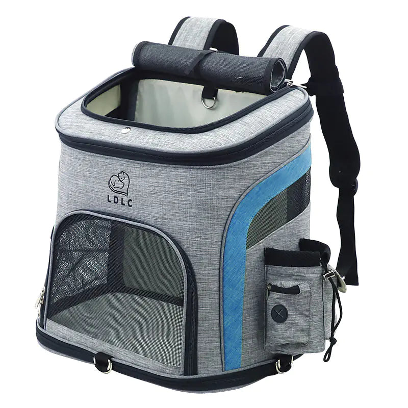 Portable Oxford Cloth Pet Backpack for Cats and Dogs