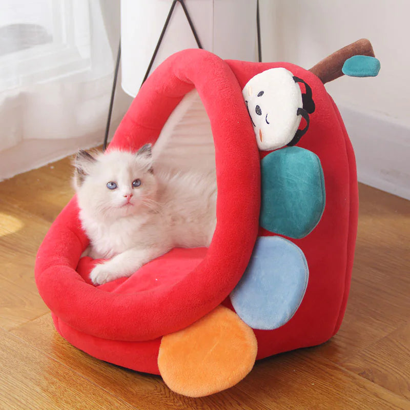 Cat Villa Semi-enclosed Removable And Washable Cat House