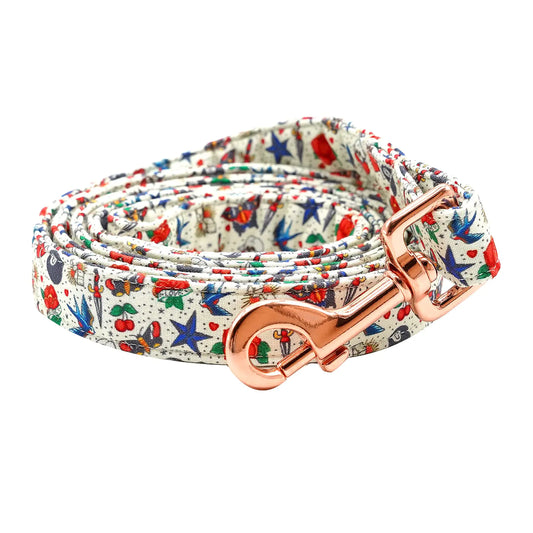 Elegant little tail Dog Leash Valentines Day Strong Dog Leash with Cotton Soft Handle Holiday Heavty Duty Durable Dog Leashes for Small Medium Large Dogs