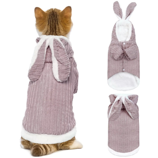 DENTRUN Sphynx Hairless Cats Rabbit Costume