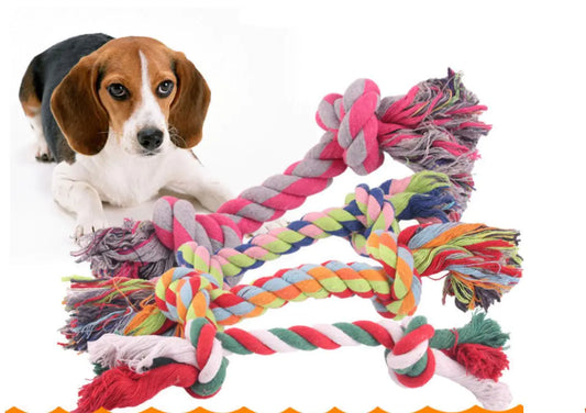 Bite-Resistant Braided Rope Toy for Dogs