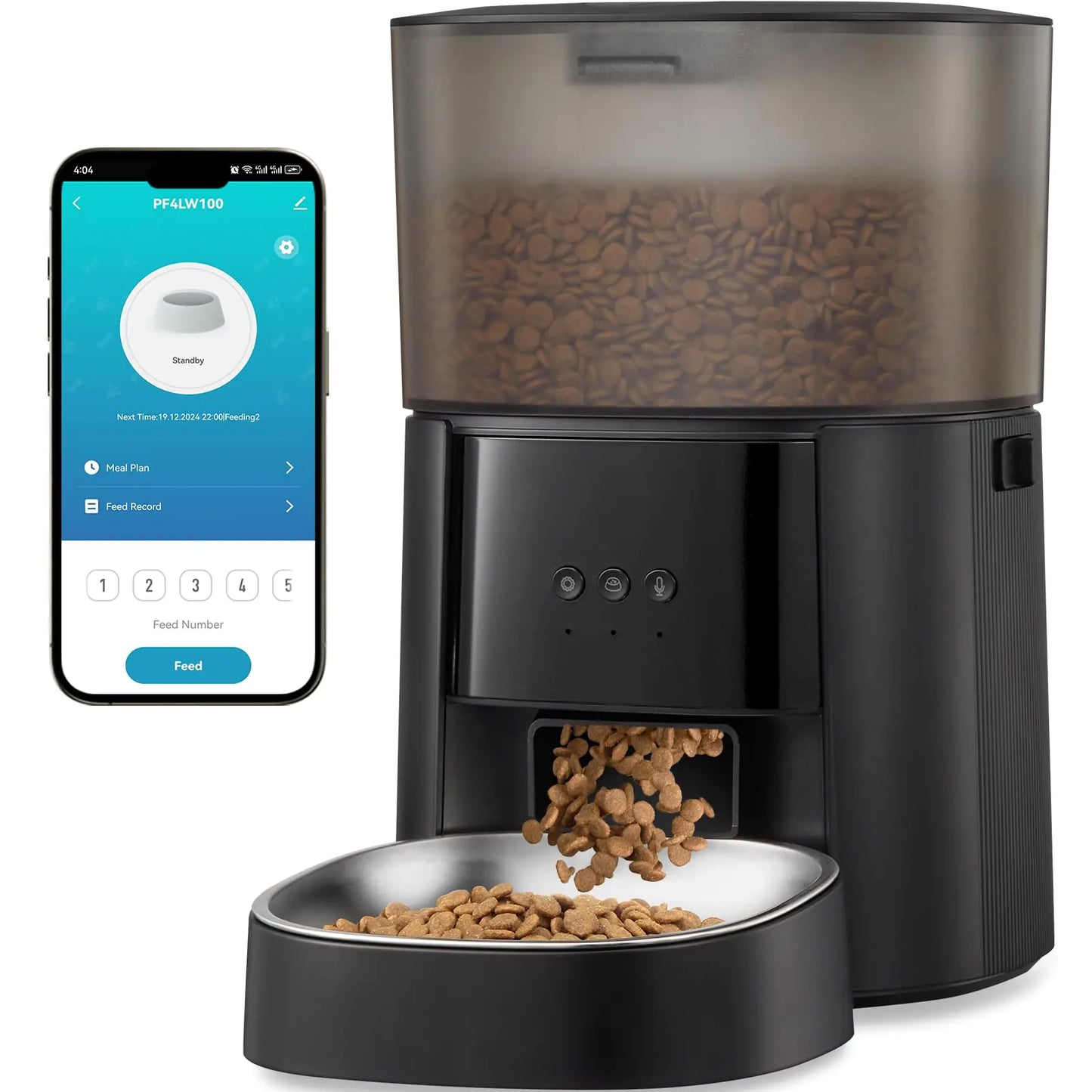 Automatic WiFi Cat Feeder (4L)