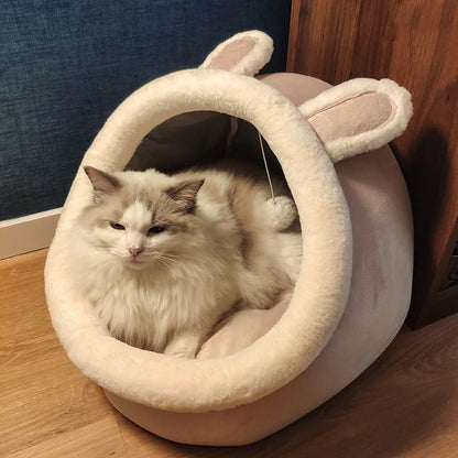 Cat Villa Semi-enclosed Removable And Washable Cat House