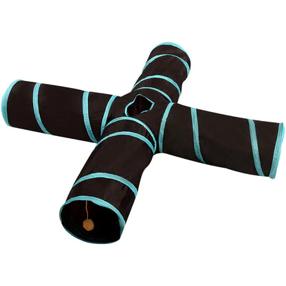 Pet Supplies Cat Crinkle Tunnel Foldable Cat Toy