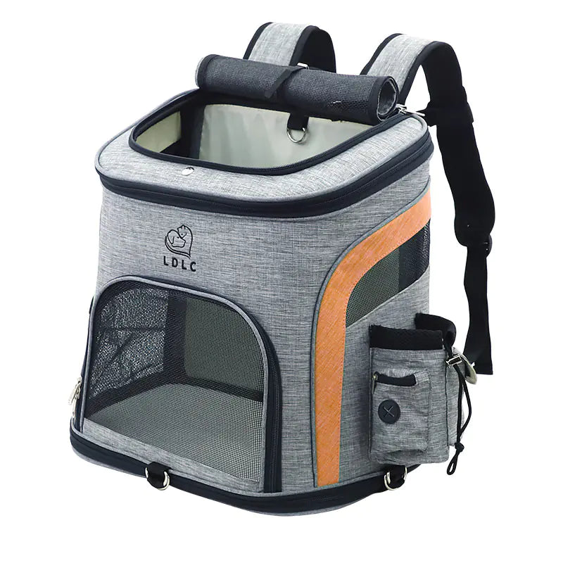 Portable Oxford Cloth Pet Backpack for Cats and Dogs