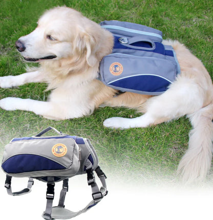 Pet Self-Backpack Portable Travel Bag with Detachable Chest
