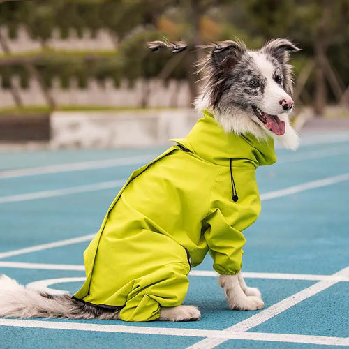 Waterproof Reflective Raincoat for Large Dogs and Pets